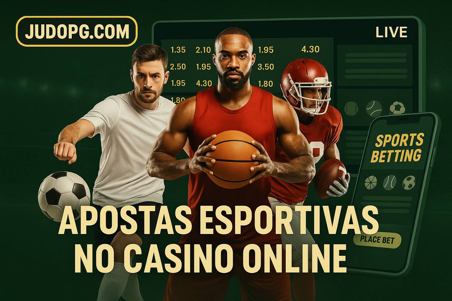 Apostas esportivas no cassino online JUDOPG.COM